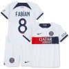 Original Trikotsatz Paris Saint-Germain Fabian 8 Auswärtstrikot 2023-24 Für Kinder